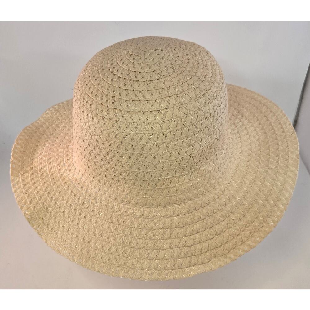 Straw Beach Hat Boho Adult Womens Sunhat Casual Outdoor Beach Ocean Sun Garden - Picture 5 of 9